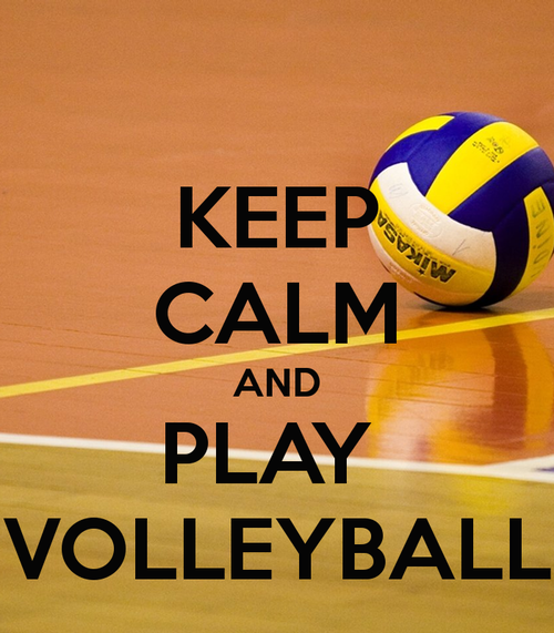 Keep calm and Play Volleyball